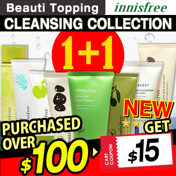 2019 RENEWAL!?1+1?Qoo10 LOWEST PRICE?Innisfree?Cleansing Foam Best Line!?Cleanser / Oil / Cream