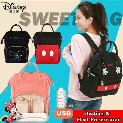 disney mickey minnie mouse baby backpack diaper bags