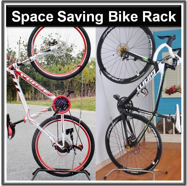 space saving bike stand