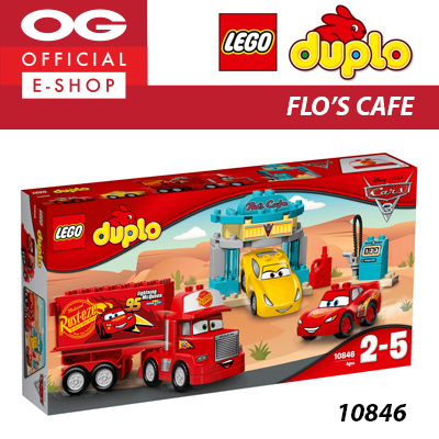 lego duplo cars 3 flo's cafe