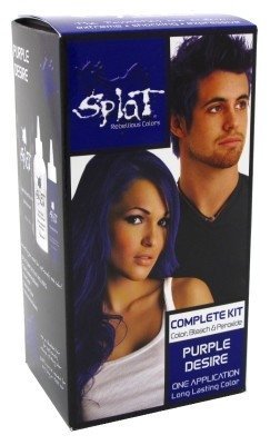 Qoo10 Splat Splat Hair Color Kit 3 Pack Purple Desire