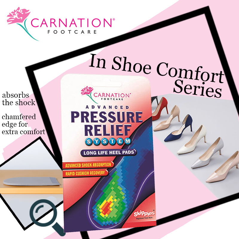 carnation heel pads