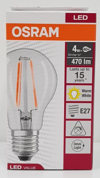 osram led e27 4w