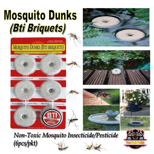 Qoo10 - Mosquito Dunks (Bti Briquets) Non-Toxic Mosquito Insecticide ...