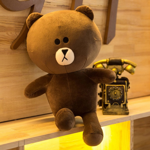 line bear plush