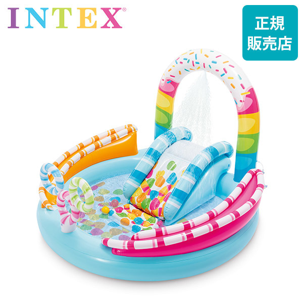 Wish+ | Pool vinyl pool Intex Intex candy fan play center 170 × 168 × ...