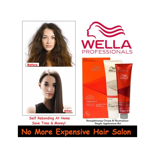 wella professionals straightening cream and neutralizer