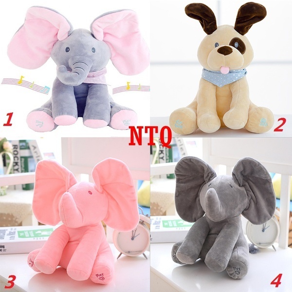 baby singing elephant toy