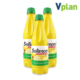 브이플랜 솔리몬 스퀴즈드 레몬즙 3병 1.5L 레몬 원액 주스 차 물