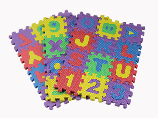 small foam alphabet puzzle