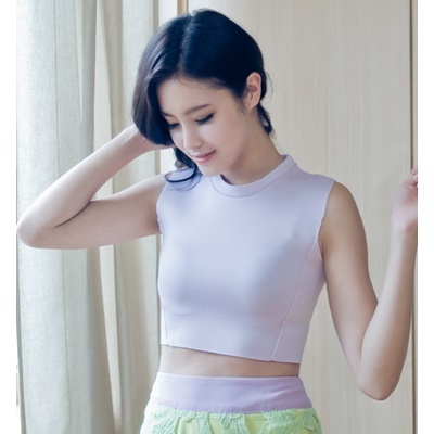 12. transparent back crop top – lightpurple - free