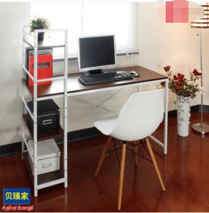 Qoo10 Computer Desk Desk Bookshelf Combination Office Desk