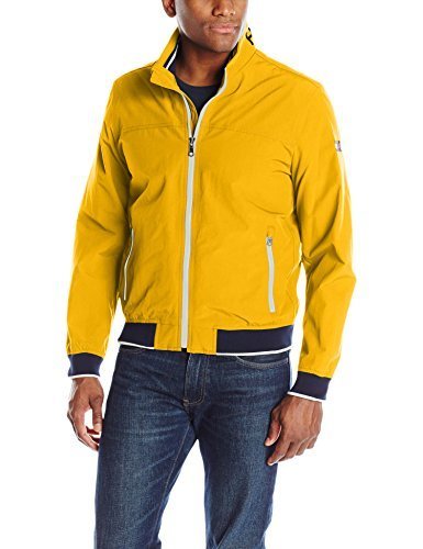 tommy hilfiger mens yellow jacket