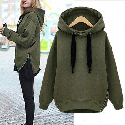 long oversized hoodie womens