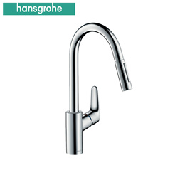 Hansgrohe 한스그로헤 포커스M41 31815000 회전식 풀아웃 샤워 크롬 싱크대 주방수전 독일직배송