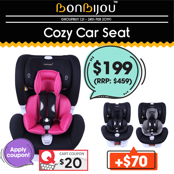 bonbijou cozy isofix car seat