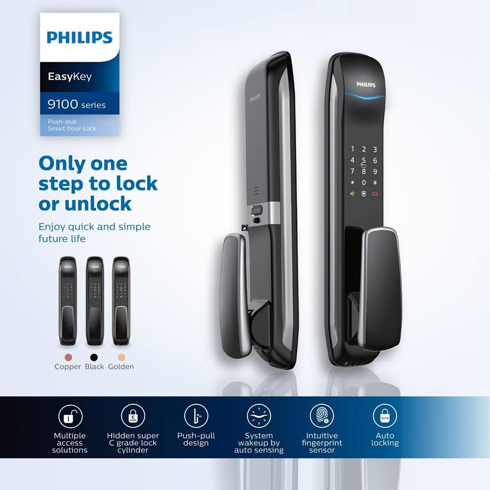 Philipsphilips Easykey 9100 Digital Door Lock 3 Years Philips Singapore Warranty