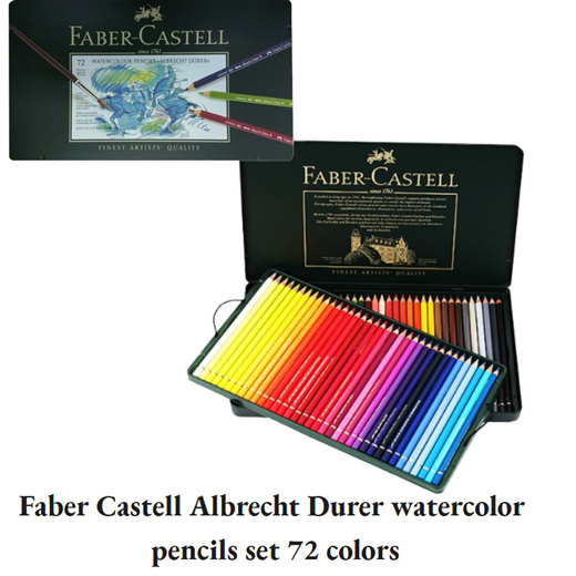 Faber Castell Albrecht Durer Watercolor Pencils 72 Colors