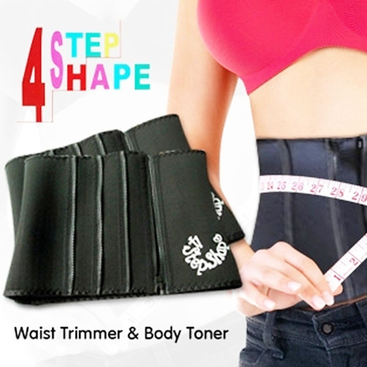 Qoo10 - 4 Step Shape Infrared Waist Trimmer and Body Toner Corset