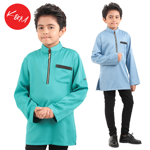 Qoo10 Kids Military Kurta Baju Raya Budak Lelaki Male Top Shirt M1170 Kids Fashion