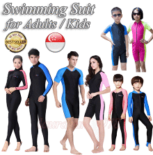 Adults/Kids Swimming Suit Swimwear Swim Clothes Wear Long/Short Sleeve Men Women★Board/Float★Goggles