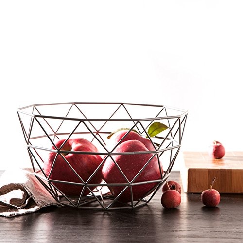 Qoo10 Superb2c Silver Fruit Basket Countertop Fruit Vegetable