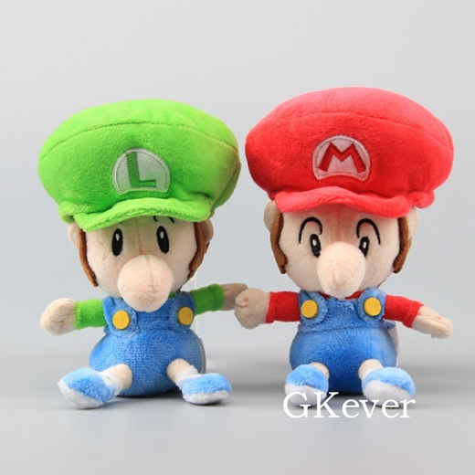 baby mario and baby luigi plush