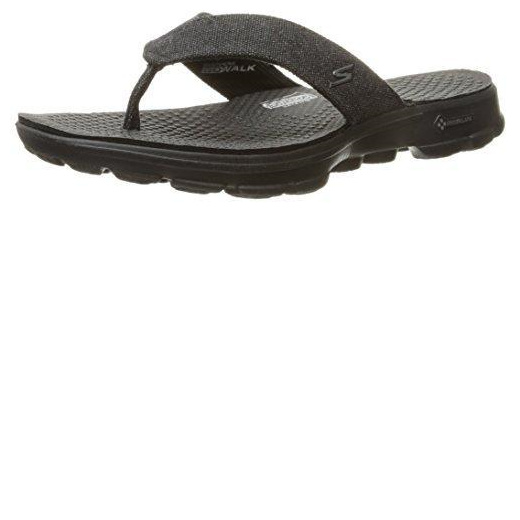 skechers performance men's go walk flip flop