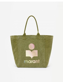 Isabel Marant Tote Bag Cotton Isabel Marant Bag YENKY Eco Bag Retro Shoulder Bag Colored Canvas YENK