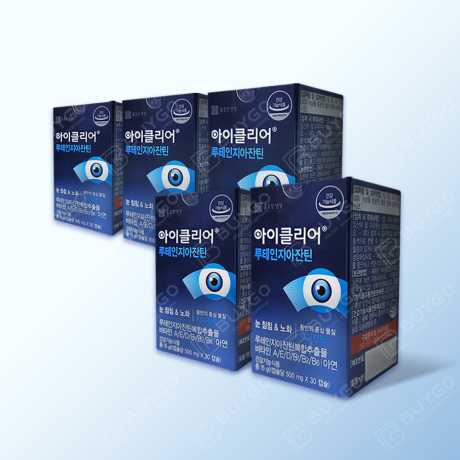[무료배송] 종근당 건강 아이클리어 루테인 지아잔틴 500mgx30캡슐-5박스(5개월분) buy