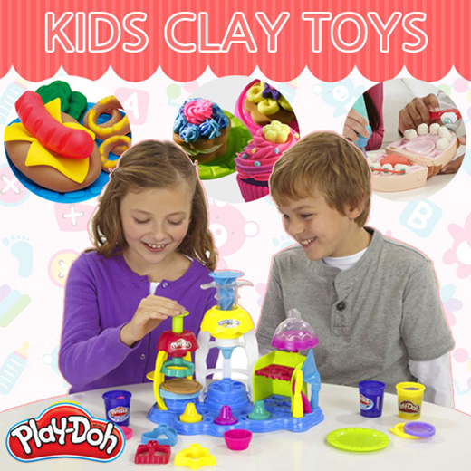 clay and toys