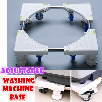 Adjustable Washing Machine Refrigerator Stand Portable Dryer Stand