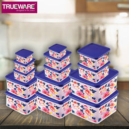 Trueware Freshy Storage Container Set Of 7 Pcs Assorted Color