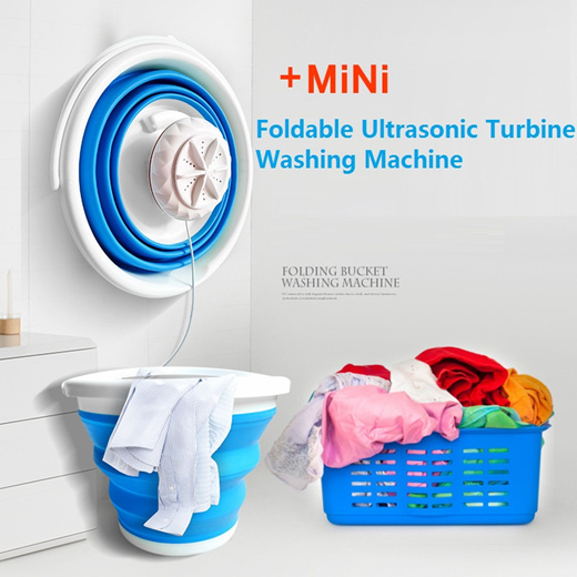 Turbine washing machine store foldable bucket