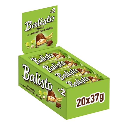 Balisto chocolate bar Balisto is a sweet chocolate bar distributed