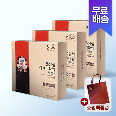 [무료배송] 정관장 홍삼정 에브리타임 밸런스 10ml x 30포 x 3박스 buy