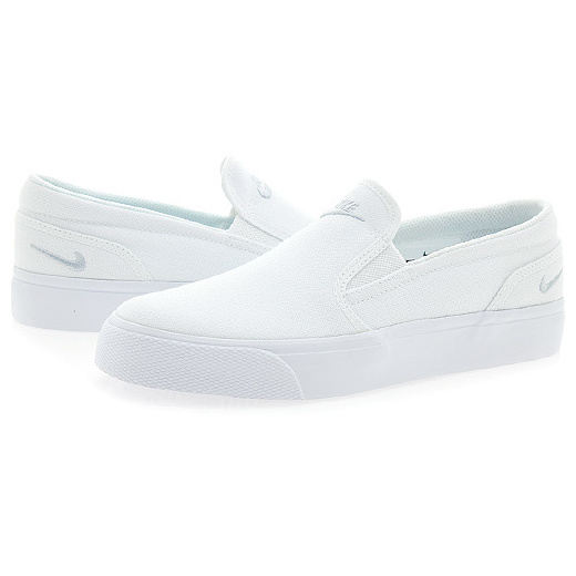 nike toki slip canvas white