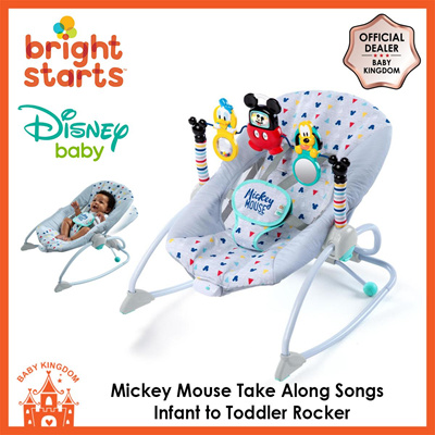 bright starts mickey mouse rocker