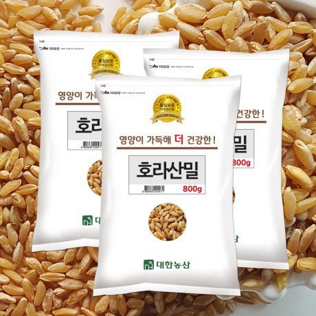 슈퍼푸드 호라산밀 2.4kg(800gx3) 잡곡 통곡물 박스포장