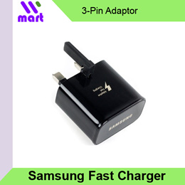 Samsung Charger Adaptive Fast Charging Wall Plug 3-pin EP-TA20UBE (Black / White)