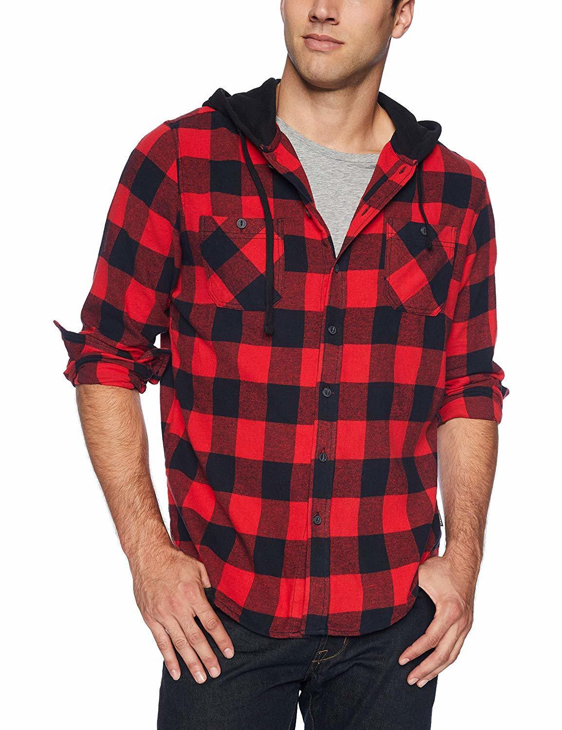 multi color flannel hoodie