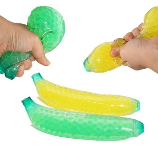 banana stress toy