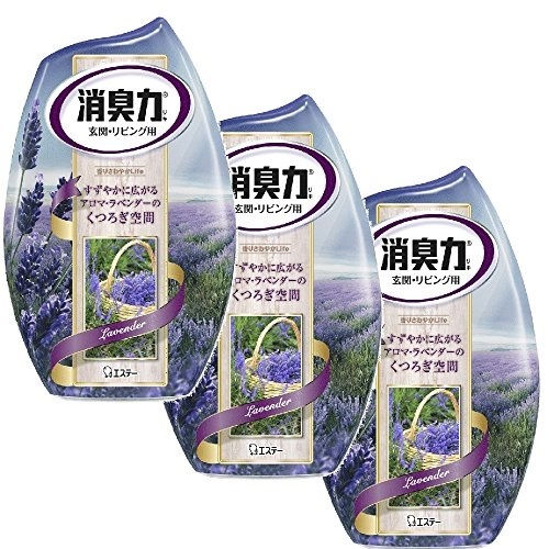 まとめ買い お部屋の消臭力 消臭芳香剤 海外限定 ラベンダーの香り 部屋用 400ml 3個