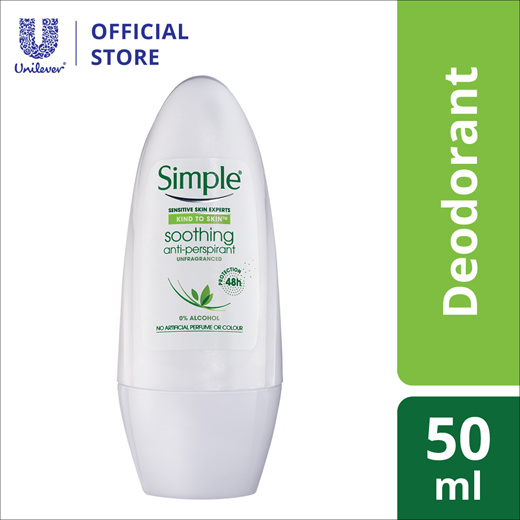 Wrap Joke Reservere Qoo10 - Simple Kind To Skin Soothing Anti-perspirant Deodorant Roll-on 50ml  : Personal Care & Medica...