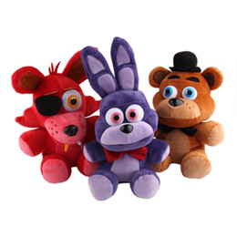 In Stock Official Five Nights At Freddys 4 FNAF Bonnie Foxy Freddy Fazbear Bear Plush Toys Doll 10"