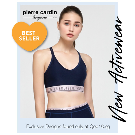Qoo10 - New In! Pierre Cardin Energized Sport Bra : Women's Clothing