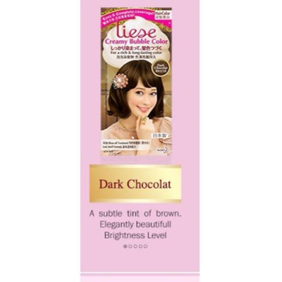 Qoo10 Liese Creamy Bubble Hair Color Dark Chocolat Diet