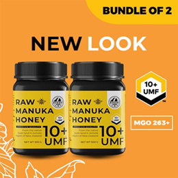 PRI Manuka Honey Sticks, Certified MGO 60+, Raw New Zealand Manuka Honey,  Perfect for On-the-Go, 10ct