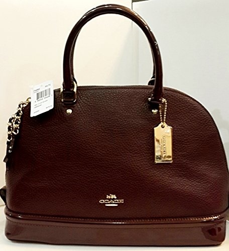 coach sierra satchel oxblood