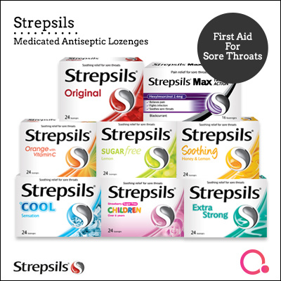 Qoo10 - [RB Health] 【Strepsils】Strepsils Medicated Antiseptic Lozenges ...